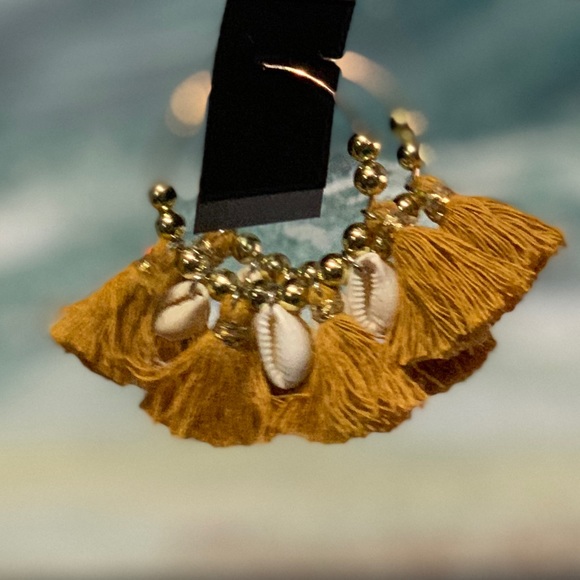 WAVE-Macrame earrings.Handmade available in colors - Picture 7 of 15